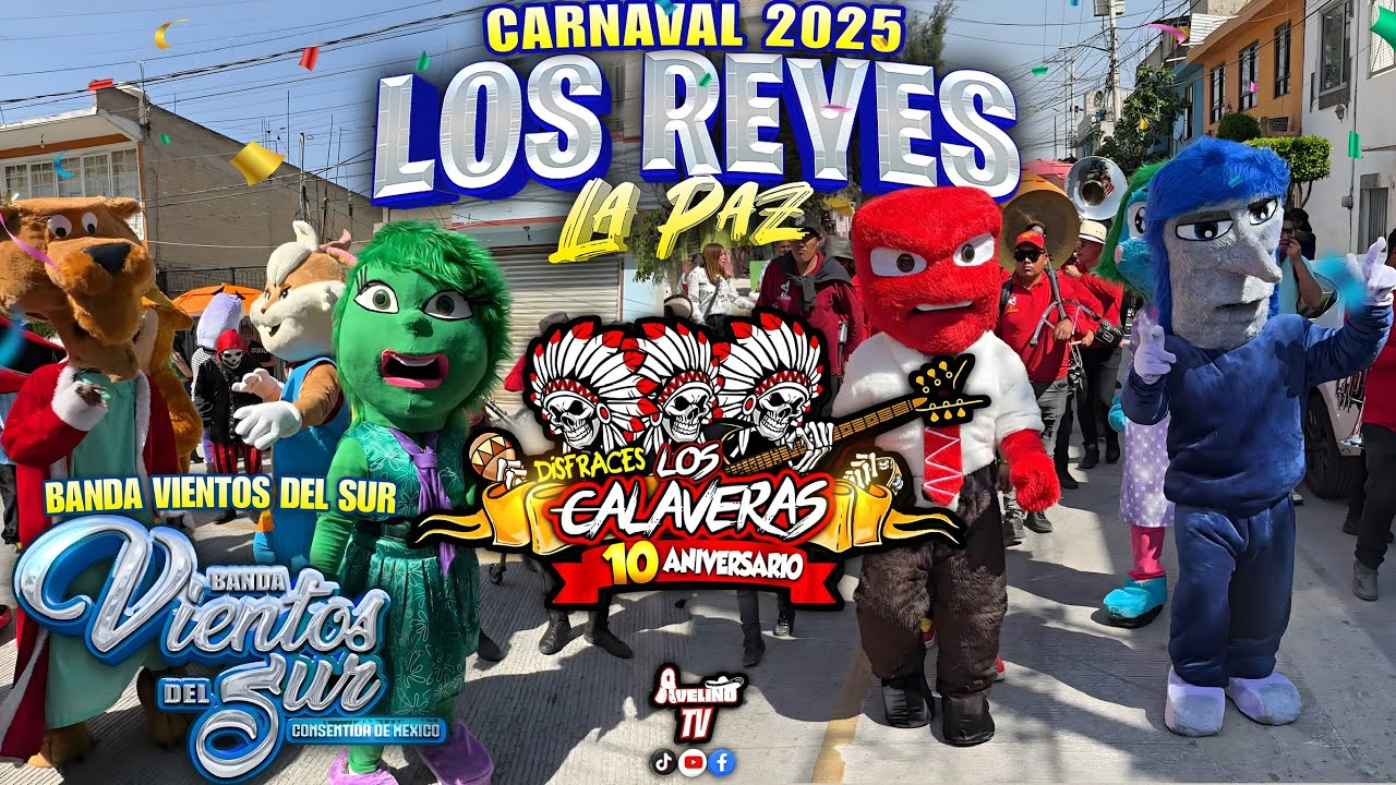 Carnaval Los Reyes La Paz 2025 | Disfraces Los Calaveras