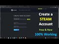 How to create a steam account easy and new way
