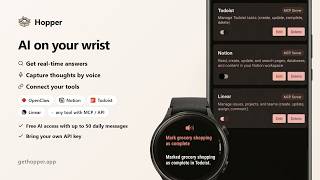 Hopper: AI Assistant on Wear OS screenshot 3