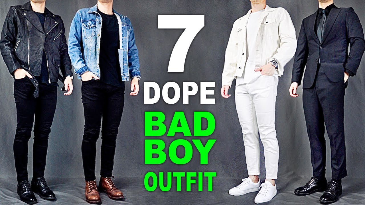 7 SUPER Dope Bad Boy Outfits | Badass Outfits Ideas - YouTube