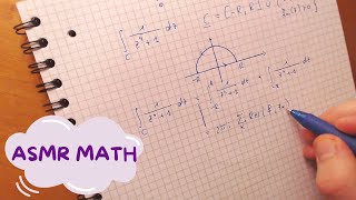 ASMR📚 - Solving a COMPLEX INTEGRAL 🖋️