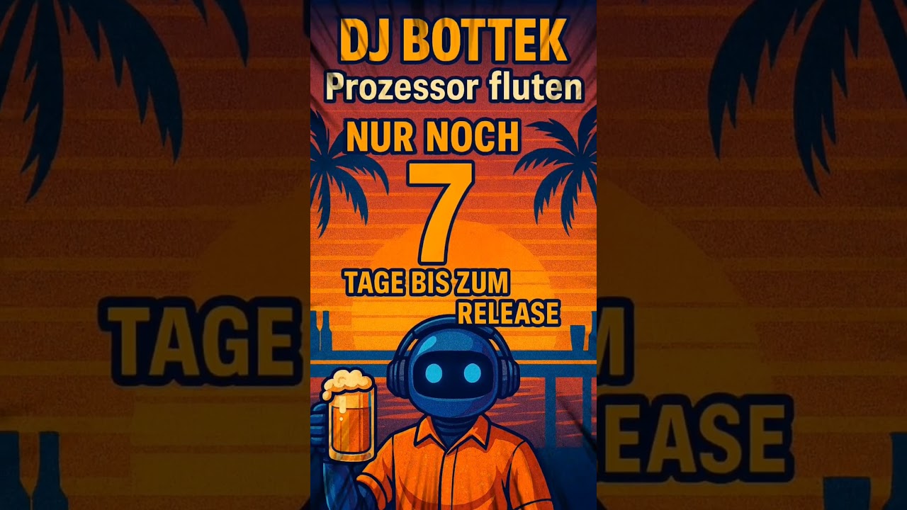 Nur noch 7 Tage! 🤖🎉 Der KI-DJ macht sich bereit – Prozessor fluten startet am 01.11! 💾🔥