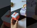 Cute gift box making with paper | Gift box making idea#diy #gift #craft #handmade #art#cute #shorts