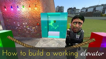How to easily build a working elevator in Garry