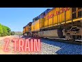 A Quick Z Train Charges up Beaumont Hill!
