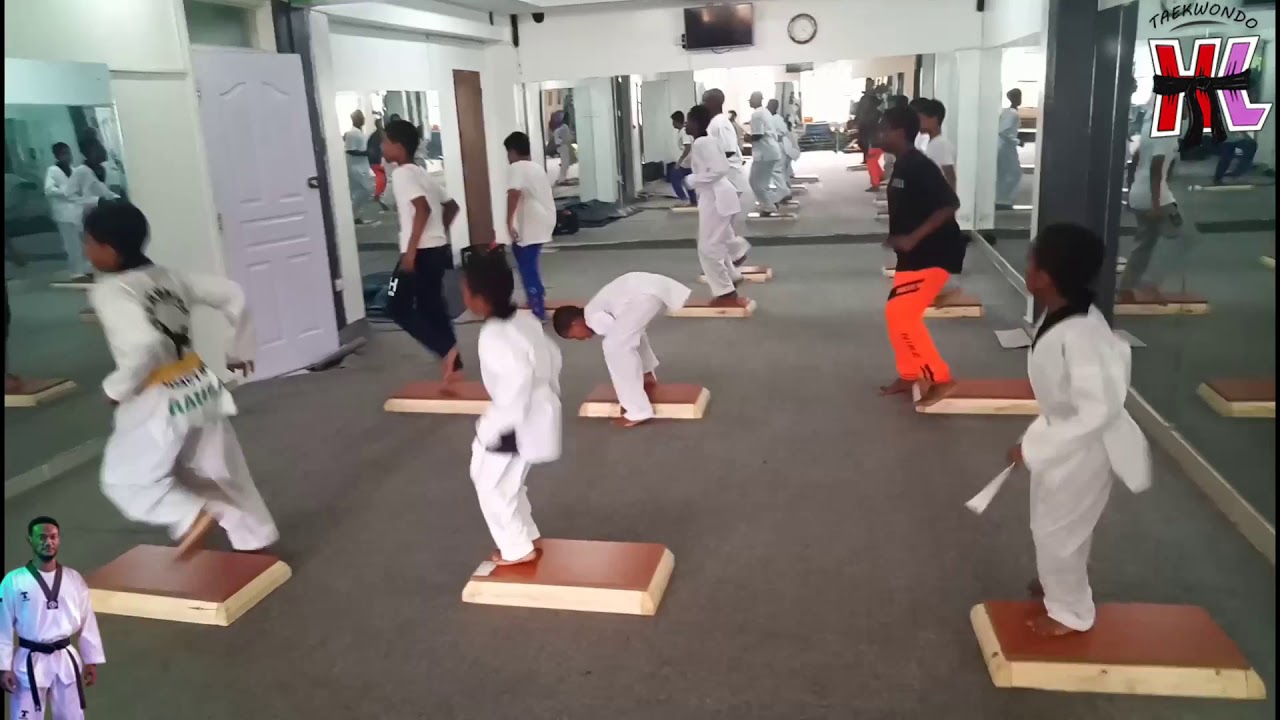 Taekwondo physical training for KIDS YouTube