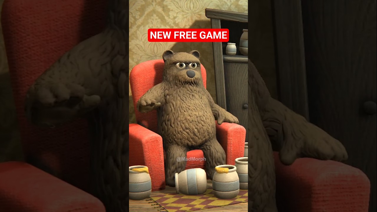 Free Game To Play - You are a LAZY bear (but you want cake)