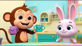 Polly Put the Kettle On | Zidan & Friends Tea Party Song for Kids