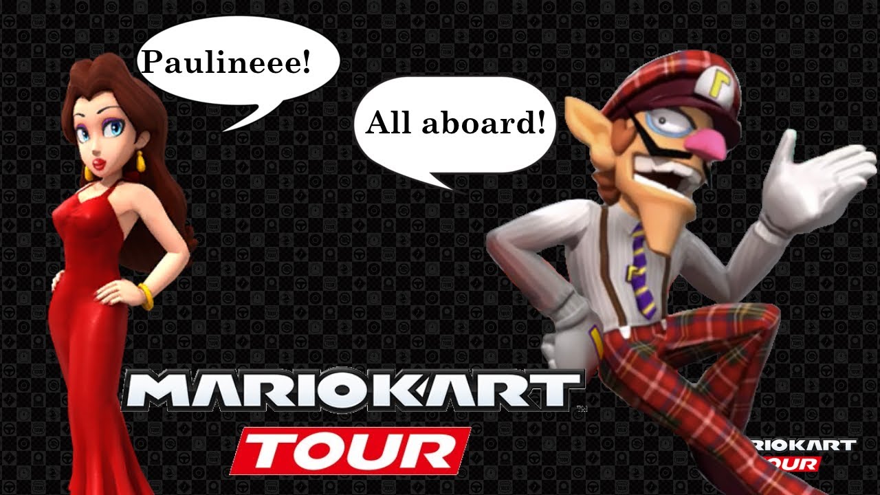 В Mario Kart Tour можно выбрать голосовые фрагменты персонажей (тур по Нью-Йорку - тур с малышкой...