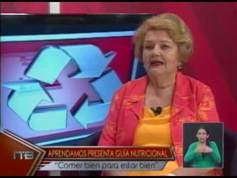 Aprendamos presenta guía nutricional Comer bien para estar bien