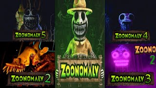 Graphic Comparison : Zoonomaly 3 Vs Zoonomaly 2 Vs Zoonomaly || Zoonokmaly 3