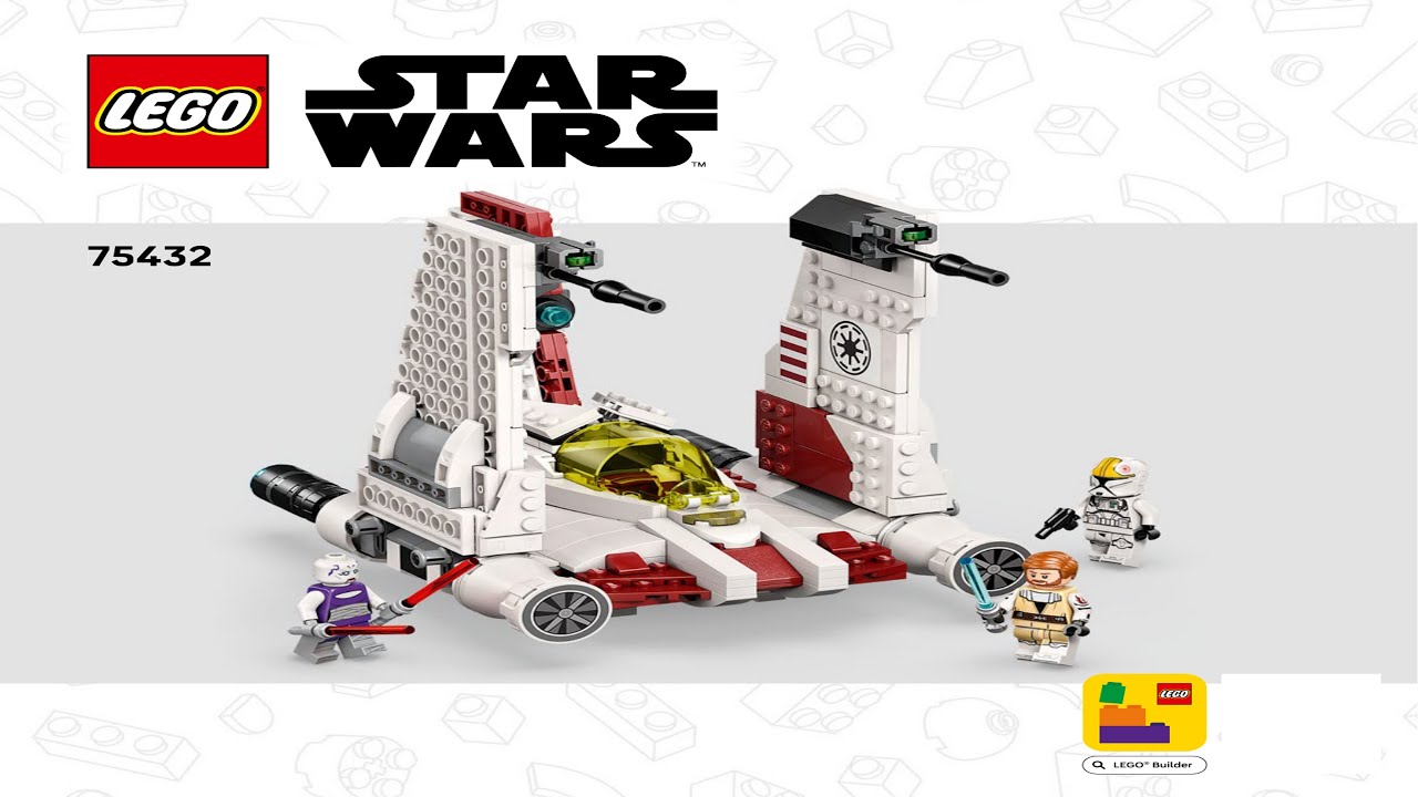 Star Wars - V-19 Torrent Starfighter - The Clone Wars LEGO instructions