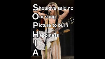 Your name your ✨TAYLOR SWIFT✨songs! Pt. 14