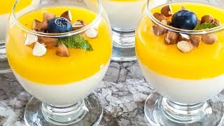 تحلية سهلة و منعشة لسحور رمضان تحضر في دقائق/#خليك_بالبيت|Dessert facile à l l'orange et au lait