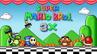 Super Mario Bros. 3X (2014) SNES - Playthrough + Bonus World [TAS]