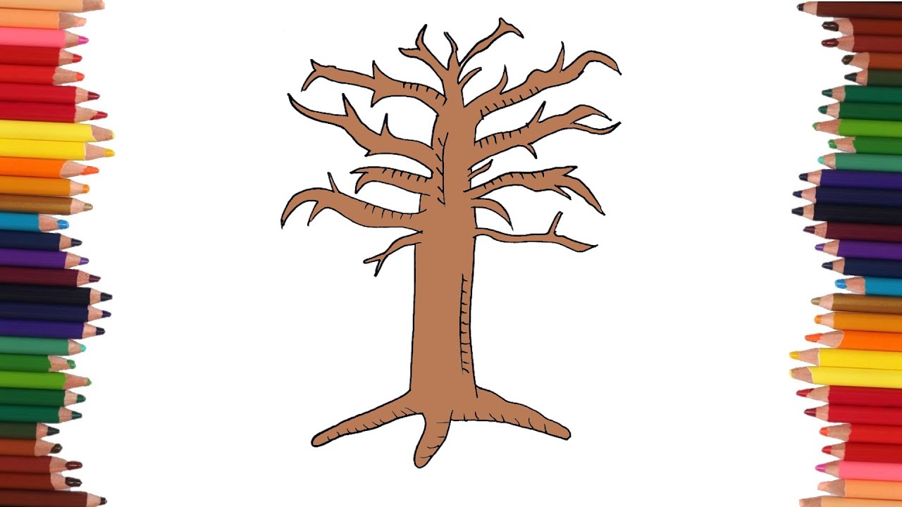 Dibujo árbol seco