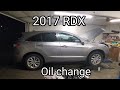 2017 Acura RDX oil change