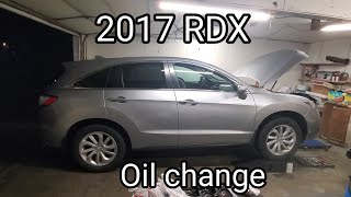 2017 Acura RDX oil change