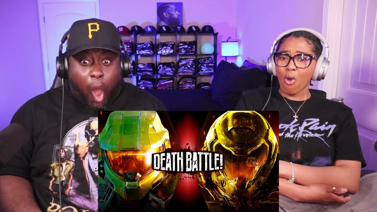 Kidd and Cee Reacts To Master Chief VS Doom Slayer (Halo VS Doom) | DEATH BATTLE!