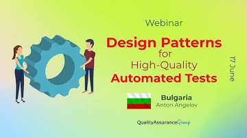 Webinar: Design Patterns for High-Quality Automated Tests