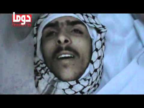 دوما مؤثر الشهيد محمد مداح ووالده 21 1 2012