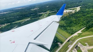 Overcast & Powerful Houston Takeoff – United – Bombardier CRJ-200 – IAH – N463SW – SCS Ep. 657