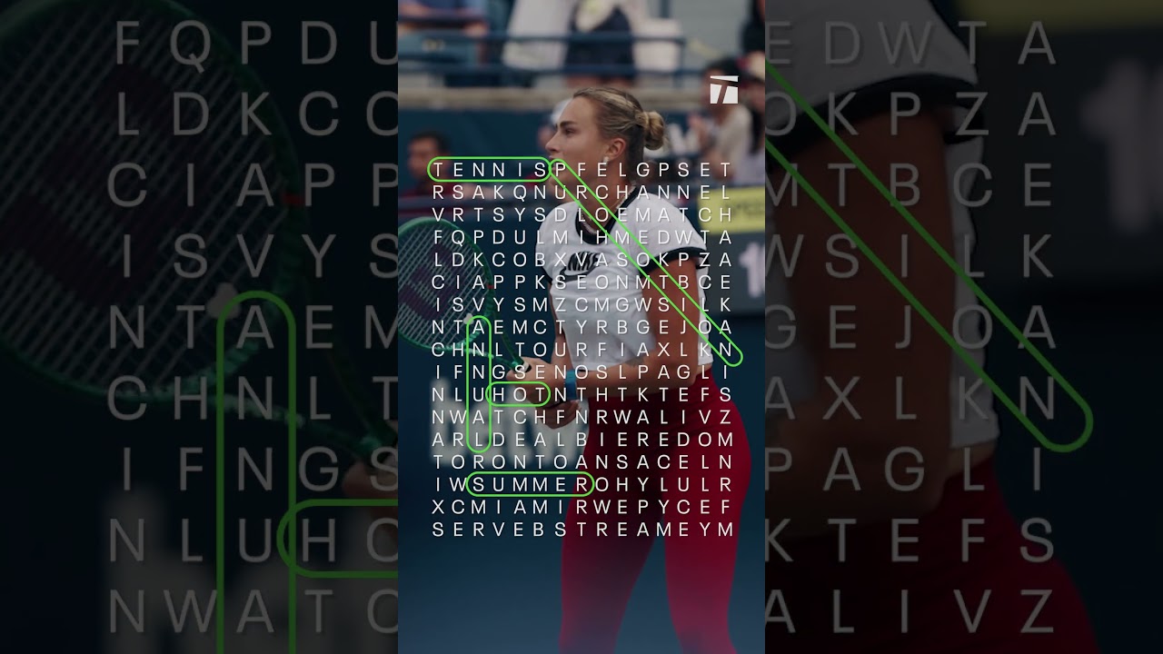 The answer is always HOT77. 🧩🔥 Get a year of Tennis Channel for just $77 with code HOT77 🥵 #tennis