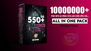 10000000  Graphics Templates Download In PSD EPS AI SVG PNG JPG And Many More |Mega Graphics Pack|