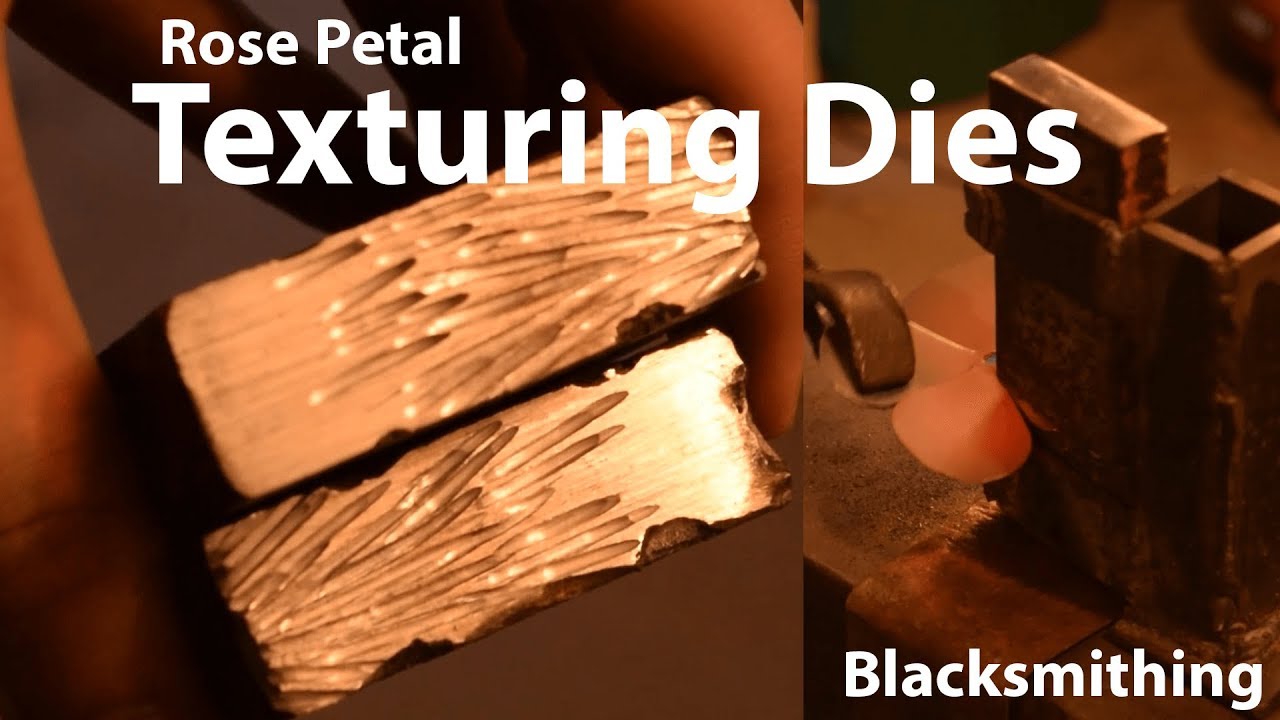 𝘉𝘭𝘢𝘤𝘬𝘴𝘮𝘪𝘵𝘩𝘪𝘯𝘨 - making Texturing Dies & a Guillotine Tool