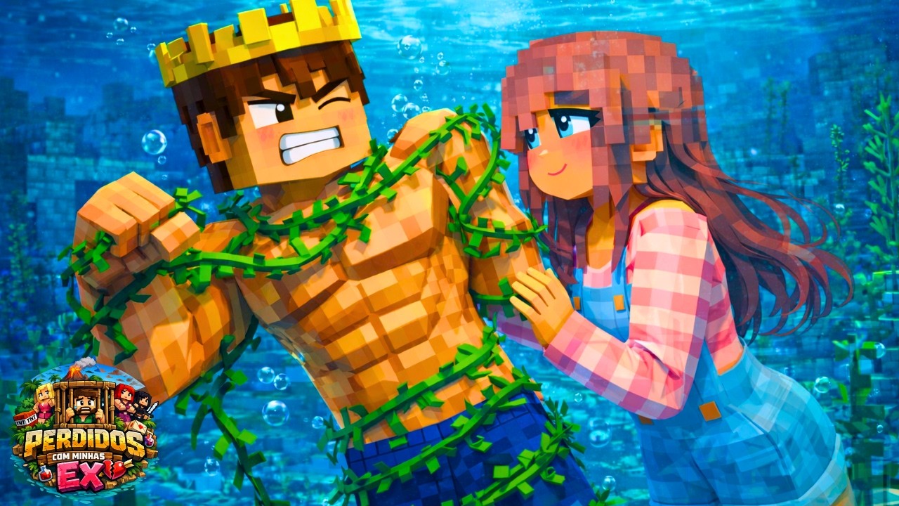 PERDIDOS COM AS EXS NAMORADAS #6 - PRENDI O VIDOTI NO FUNDO DO MAR E BEIJEI ELE?!! a júlia viu tudo?