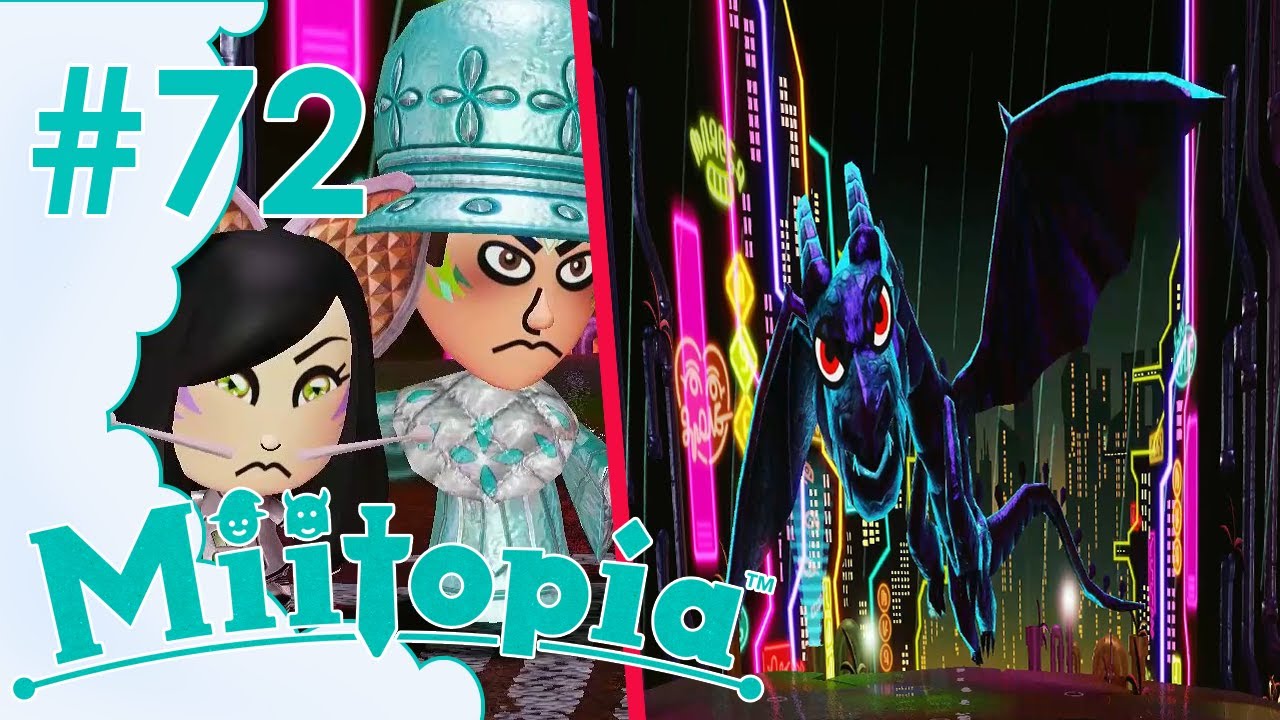 Gameplay MIITOPIA en Español 👾 NUEVA NEONIA 👾 DISTRITO 4 🐲 DRAGON ...