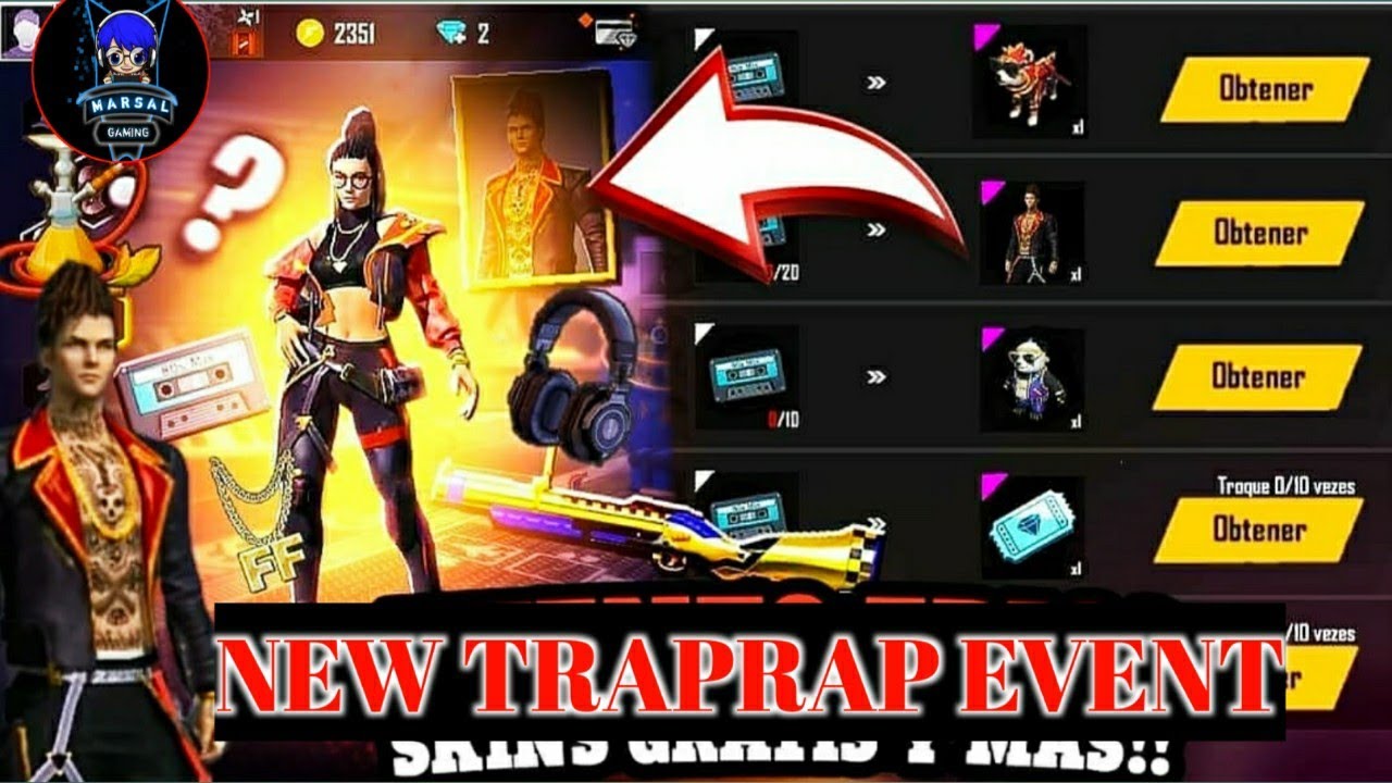 FREE FIRE NEW UPCOMING TRAP RAP EVENT FULL DETAIL||ALL UPCOMING 16 JAN EVENTS||
