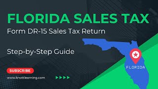 Florida Sales Tax Return Form DR15  |  StepbyStep Example