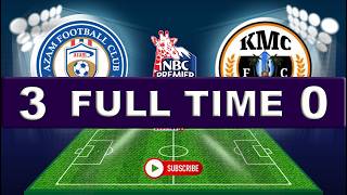 FULL - TIME - AZAM FC (3) vs  KMC  FC (0) - LIGI KUU TANZANIA BARA