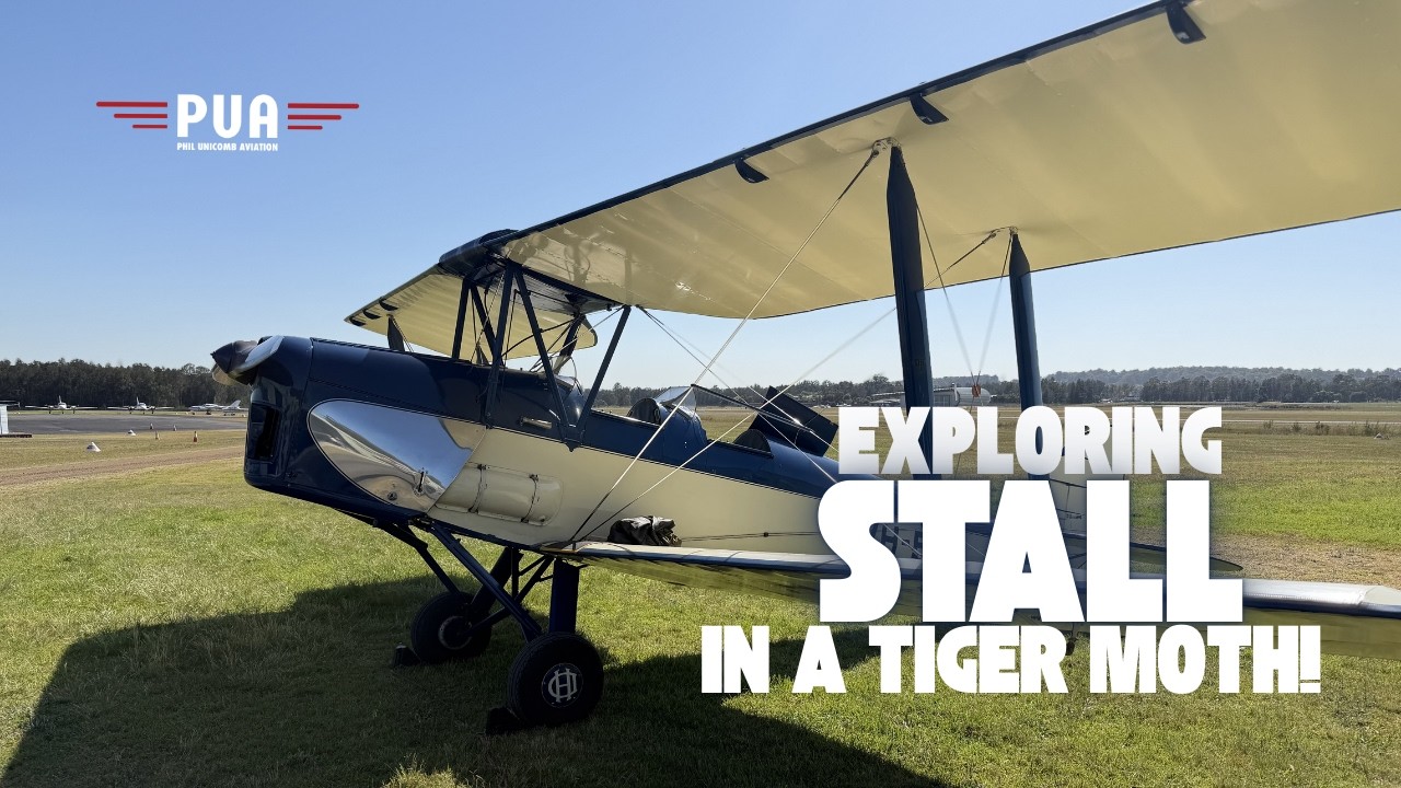 ✈️ EXPLORING STALL/SPIN IN A TIGER MOTH! ✈️