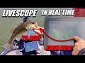 Using LIVESCOPE to catch fish in REAL TIME! How Does Panoptix Work?