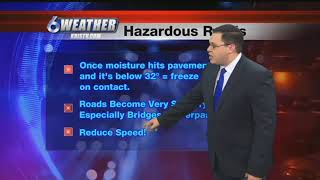 Arctic blast arrives early tomorrow