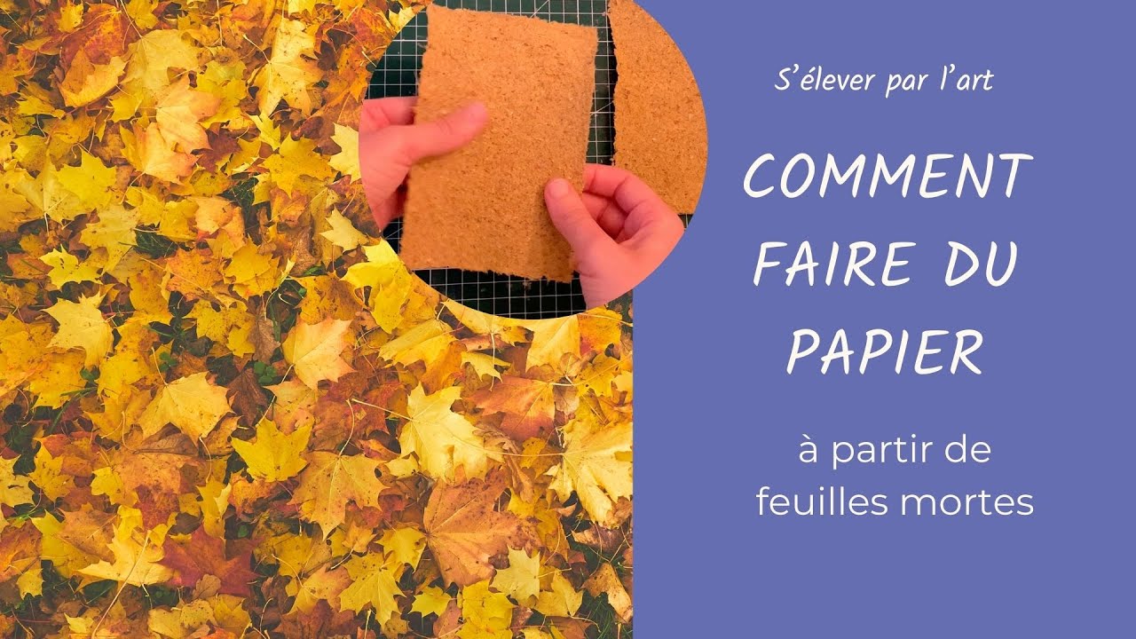 Comment créer du papier à partir de feuilles YouTube — free download
