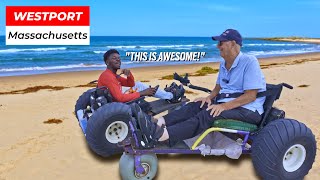 This DIY Beach Wheelchair Gave People Their First Time Back on the Sand Beach Wheelchair
