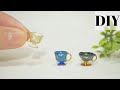 【レジン】ミニチュアのレトロなコップ作りHow to make miniature cup【DIY】