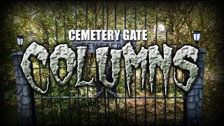 Foam Cemetery Gate Columns