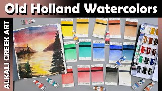 Art Haul Follow-Up - Old Holland Watercolors Complete Review.