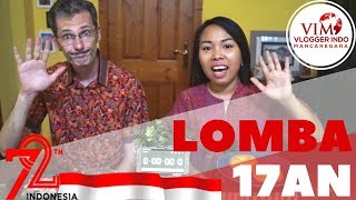 VIM COLLAB #6 | LOMBA 17an AGUSTUS | BULE IKUT LOMBA 17AN PERTAMA KALI @AsiaVlog