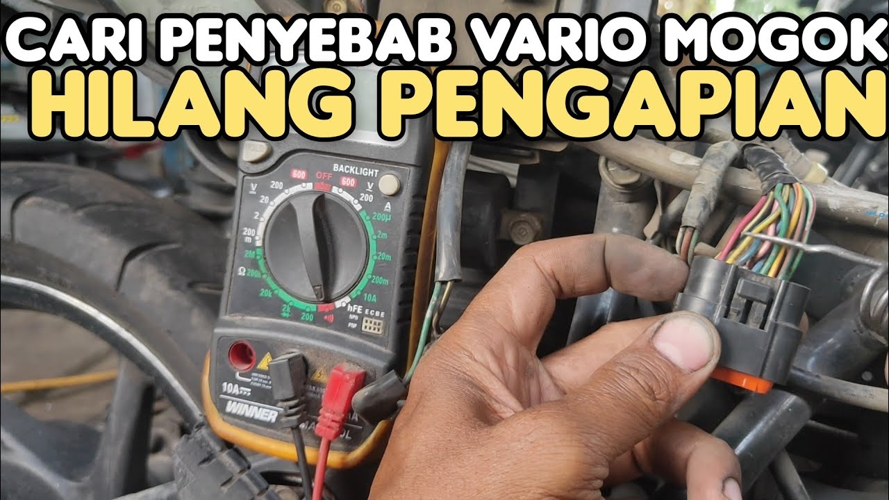 Cari penyebab vario karbu mogok hilang pengapian..