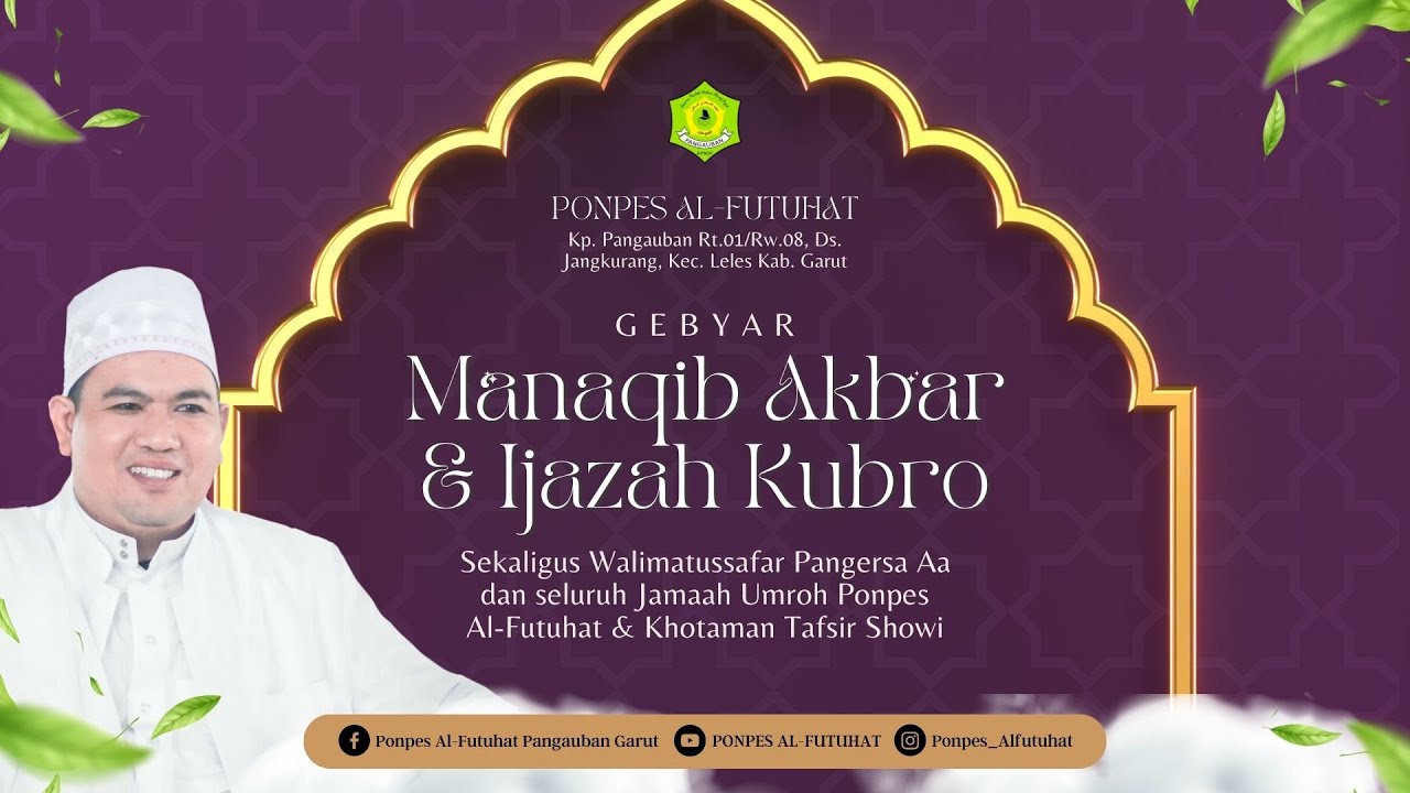 🔴LIVE MEMPERINGATI MAULID NABI MUHAMMAD SAW. GEBYAR MANAQIB AKBAR