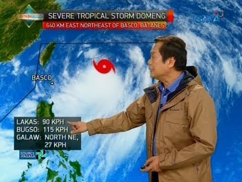 24 Oras: Bagyong Domeng, lalong lumakas at bumilis
