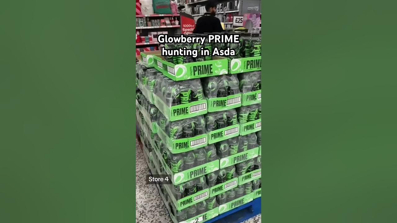 I FOUND SO MUCH PRIME IN ASDA asda prime drinkprime glowberry 