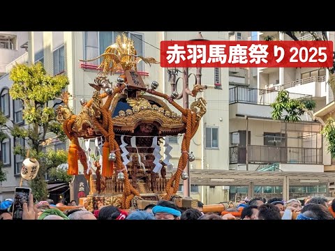 赤羽馬鹿祭り2025 #1 江戸みこしパレード出発 - 東京都北区赤羽 -