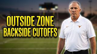 Texas OC/OL coach Kyle Flood - Backside Cutoffs (Outside Zone)