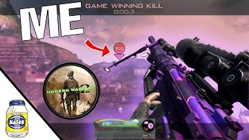 HE HIT THIS INSANE SHOT ON ME!! - IW4X Out of Map Trickshotting #2 - MW2 w/ 13 KILLCAMS!